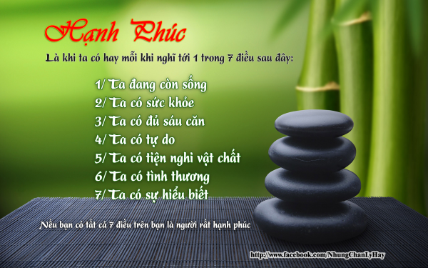 7 Điều Hạnh Phúc