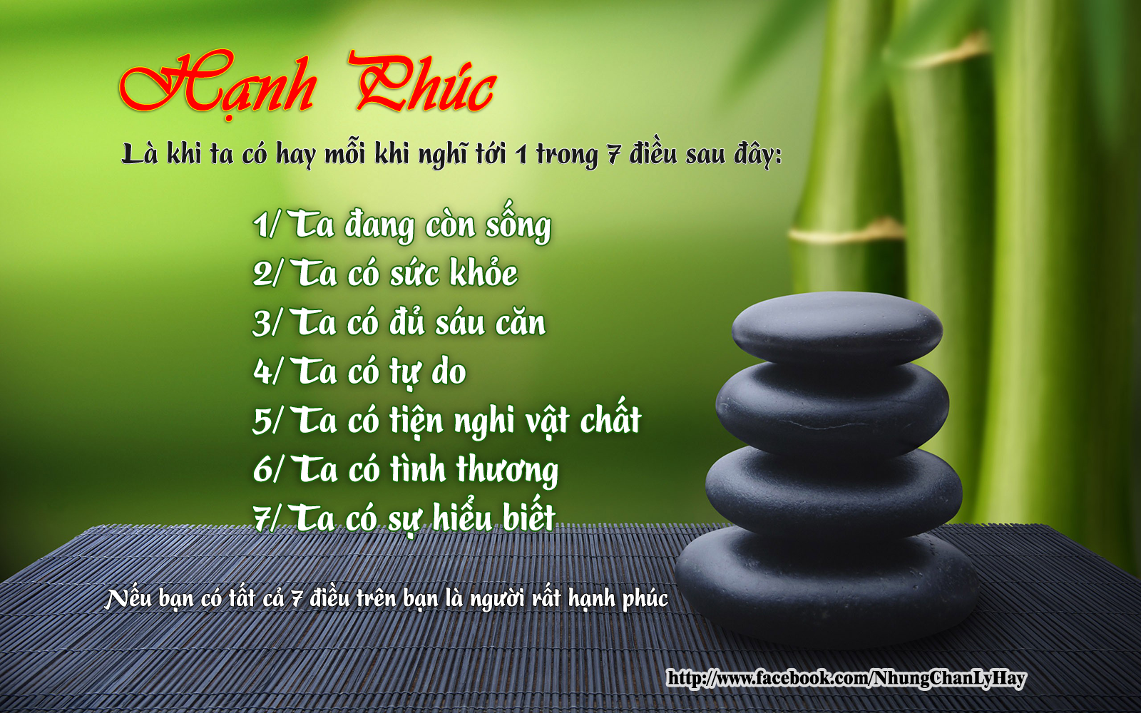 7 Điều Hạnh Phúc